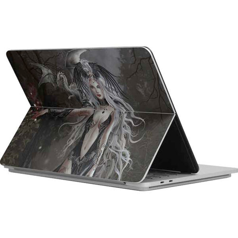 Gothic Princess with Silver Dragon by Nene Thomas Surface Laptop Studio Skin